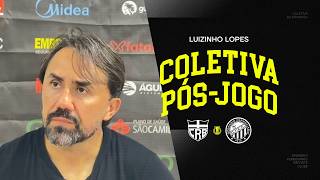 Entrevista | Pós-jogo CRB 3x0 Operário - 8ª rodada Campeonato Brasileiro Série B - Luizinho Lopes