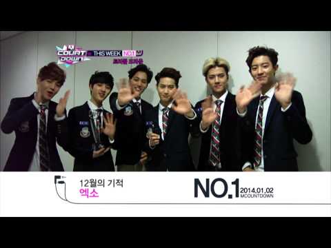 엠카운트다운 361회/ M COUNTDOWN No.1 of the Week - "Miracles in December" by EXO (2014.01.02)