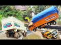 INSIDEN MISTERI Dump Truk Hino 500 Truk Fuso 220Ps LAKA TERPARAH Truk OLENG Laka Lintas Rc Handmade