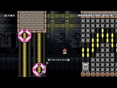 My First Keep Spin Level! - from Fabio - SUPER MARIO MAKER Gameplay RAW