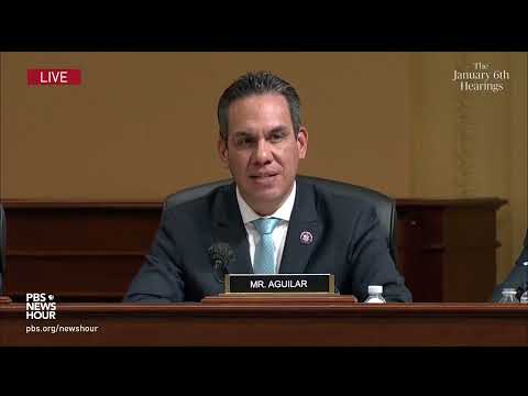 WATCH: Rep. Aguilar said White House had sufficient warning to stop Jan. 6 march to Capitol