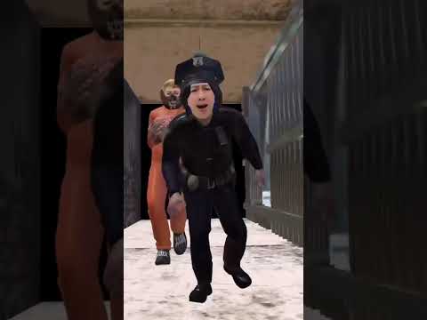 Police being chased #shorts