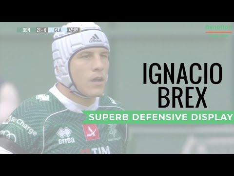 Juan Ignacio Brex - Superb Defence VS Glasgow - Rainbow Cup Round 1 - Benetton
