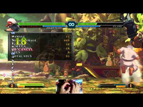 KOFXIII Mr.Karate HD Combo 945DMG 2 stocks DONE BY HAND!