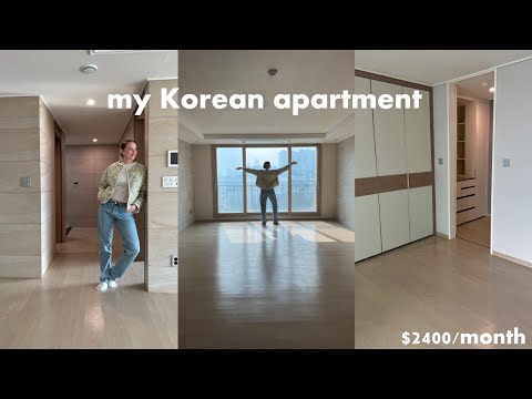 empty Seoul apartment tour ???? our new modern high rise apartment & interior vision (3 room, 2 bath)