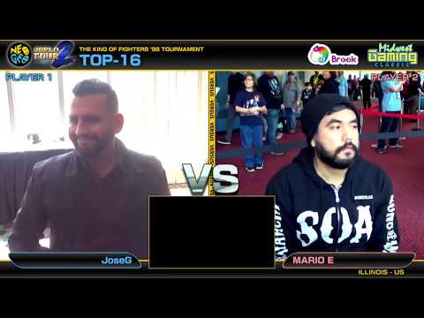 JoseG vs Mario E - KOF '98 Neo Geo World Tour Season 2 Milwaukee Stop Winners Round 1