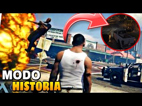 FAZENDO A BAGUNCINHA NO MODO HISTORIA DO GTA 5