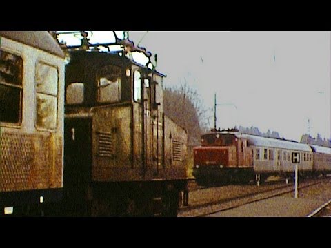 Historic locomotives in Murnau / Bavaria - 1978