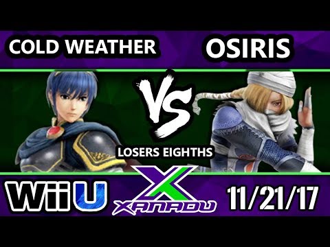 S@X 229 Smash 4 - Osiris (Sheik) Vs. Cold Weather (Marth) - SSB4 Losers Eighths