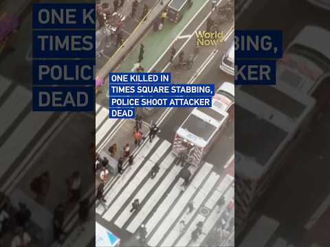 One killed in Times Square stabbing, attacker shot dead by police#worldnow