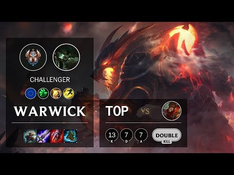 Warwick Top vs Wukong - EUW Challenger Patch 10.11