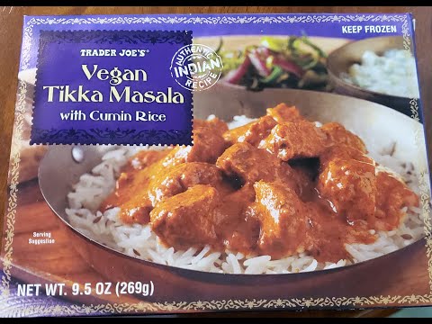 my review on trader Joe's vegan Tikka masala