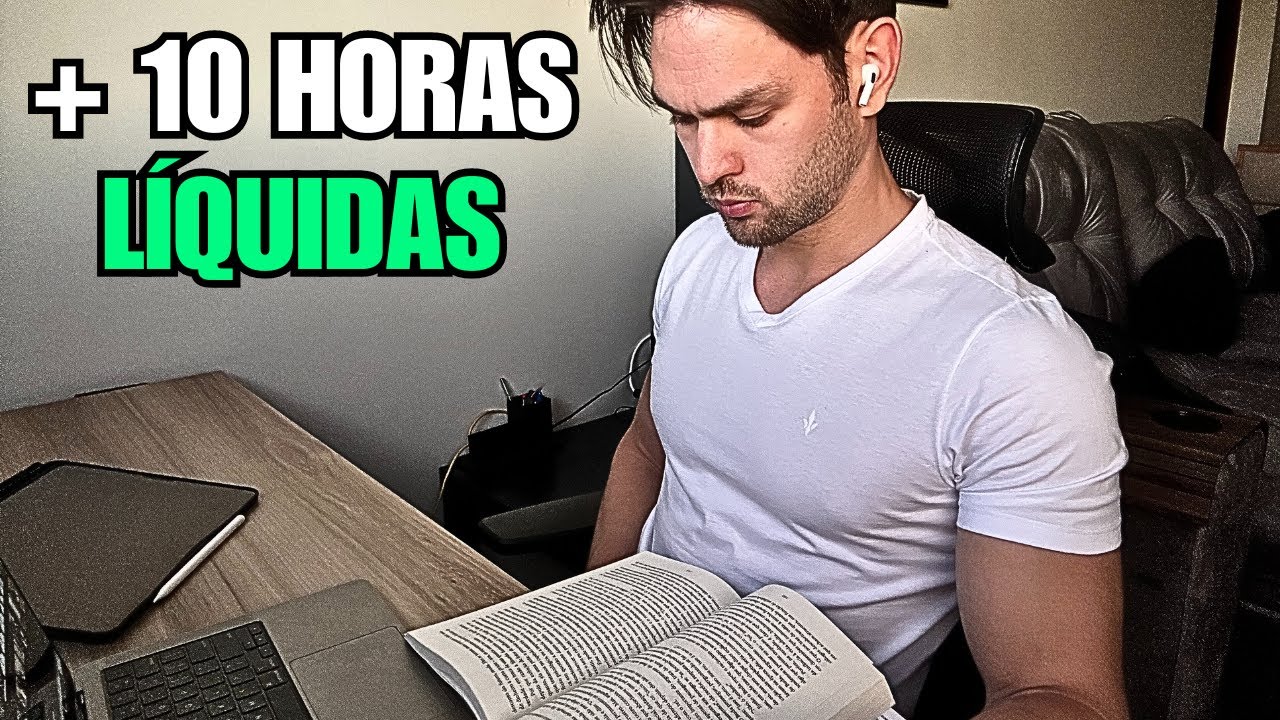Como eu Estudei Mais de 10 horas Líquidas (sem gostar de estudar)