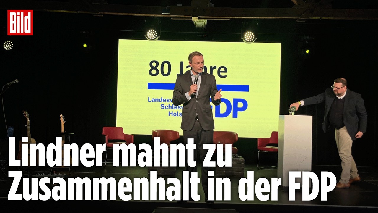 Nach Kämpfen beim Parteitag: Lindner ruft zu Unterstützung für Kubicki auf