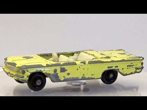 Matchbox Restaurierung Pontiac Cabrio Nr. 39. Diecast Auto. Glas machen