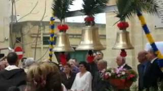 preview picture of video 'New set of bells at St. Venera old church 13-11-11 (47).AVI'