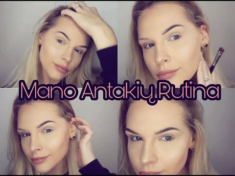 lieknėjantys antakiai