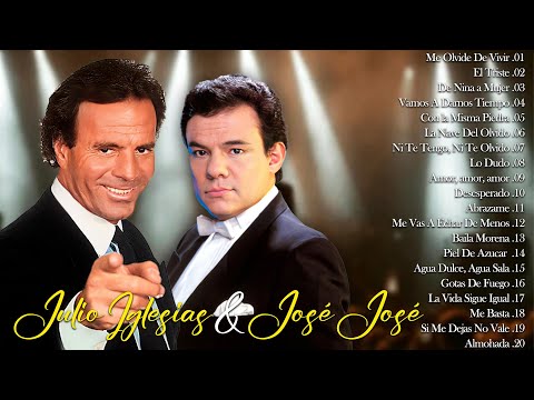 JOSE JOSE VS JULIO IGLESIAS BALADA MIX - JULIO IGLESIAS y JOSE JOSE SUS MEJORES CANCIONES