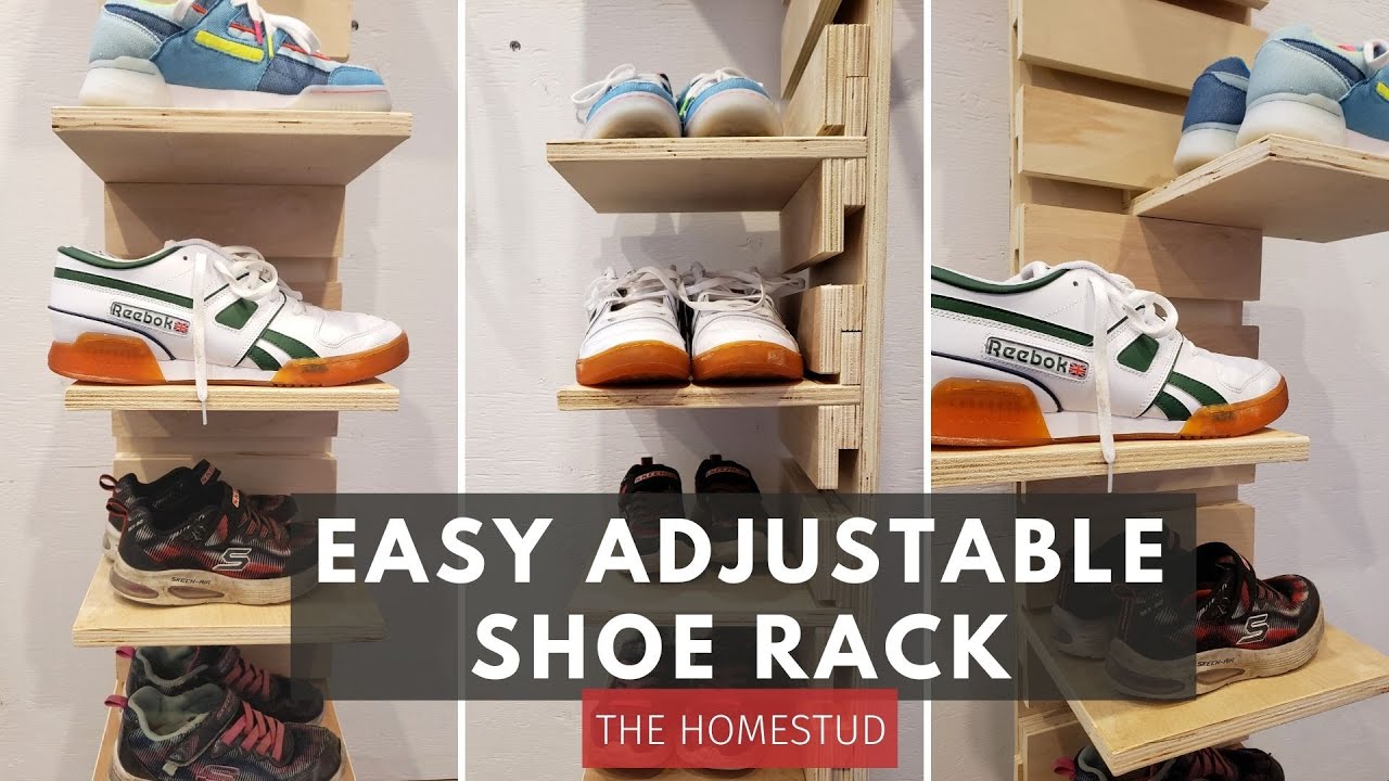 How to Build an Adjustable Shoe Rack for Your Home Gym