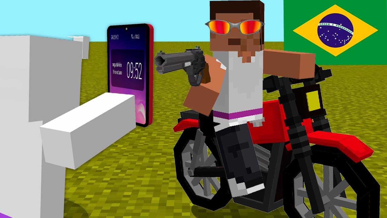 Adicionei COISAS DO BRASIL no Minecraft