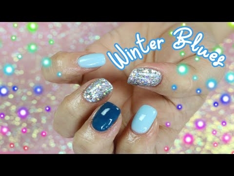 WINTER BLUES - #COLORMYWORLDDIPS l Sherri Ward