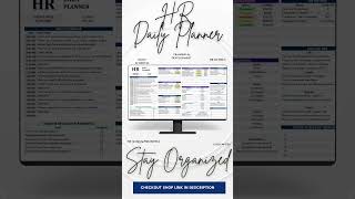 2025 HR Daily Planner Template – Boost Productivity & Onboarding
