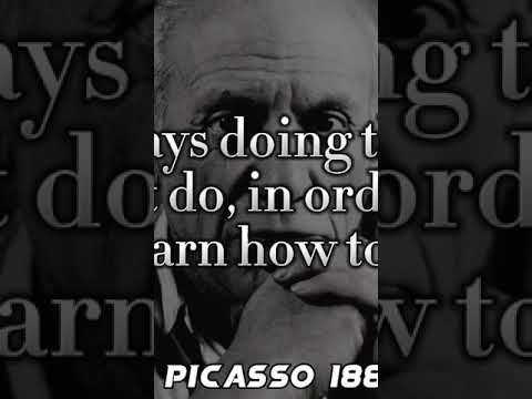 Pablo Picasso the great Artiste quotes on Art and life#quote #artiste  #philosopher#pablopicasso