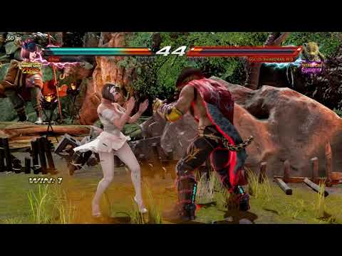 dancing lady fights wrestlier tekken 7 anna vs king 090523