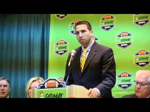 Toledo Head Coach Matt Campbell at GoDaddy Press Conference