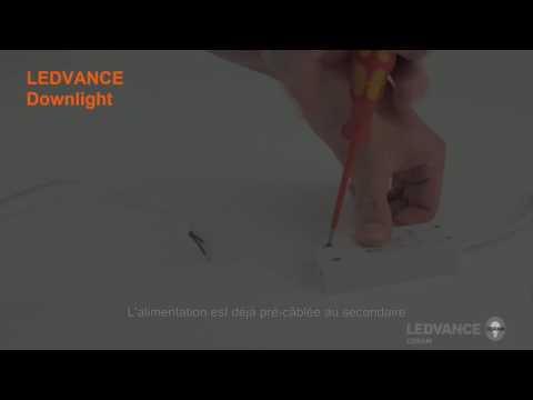 Spot à encastrer - Downlight - LED - aluminium blanc - 25W Ledvance