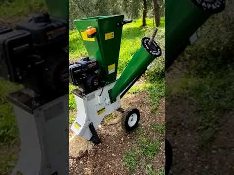 Biotrituratore a scoppio GreenBay GB-WDC 75 L - Motore a benzina Loncin 7 hp - Biocippatore