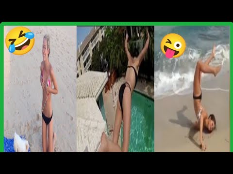 Videos De Risa 2021🤣 #7 Caidas Chicas En La Playa/Laugh Videos 2021🤣Girls Falls On The Beach💋