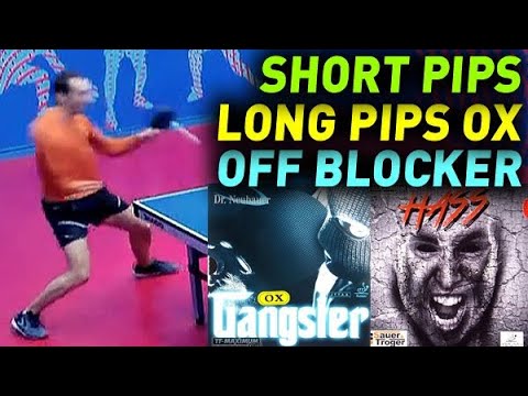 Dr Neubauer GANGSTER OX & Sauer & Troeger HASS 2,1 mm All PIPS OUT Play Style - Kovalenko Sergey