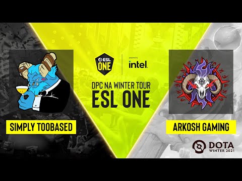 Dota2 - Arkosh Gaming vs simply TOOBASED - Game 2 - DPC NA Winter Tour - ESL One