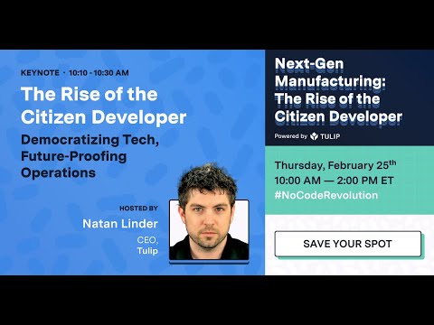 Keynote: The Rise of the Citizen Developer