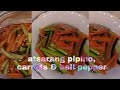 Atsarang pipino,carrots and bell pepper ||Dell23 Palomar vlogs