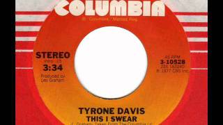 TYRONE DAVIS  This I swear  70s Soul