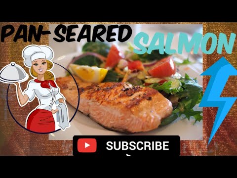 Pan-Seared Salmon with Kale and Apple Salad