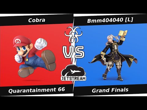 Quarantainment 66 Grand Finals - Cobra (Mario) Vs Bmm404040 [L] (Robin) - SSBU