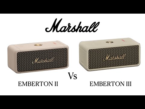Tragbare Bluetooth-Lautsprecher Marshall Emberton 2 vs. Emberton 3 III | Spezifikationen vergleic...