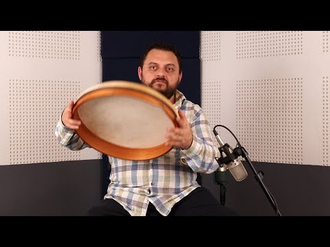 Natural Goat Skin Frame Drum 18" - Easy Tuning & beautiful Sound!