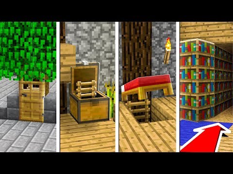 5 SECRET PASSAGES YOU CAN DO IN MINECRAFT!