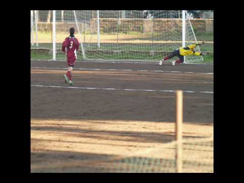 Il portiere del Fiumicino Calcio
