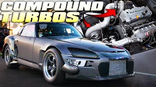 CRAZIEST SETUP EVER | Compound turbo, billet K24, S2000