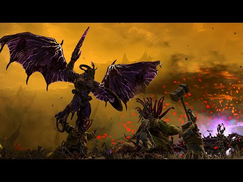 DAEMONS OF CHAOS vs DWARFS - Total War: Warhammer