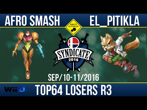 SYN2016 - Afro Smash (Samus) Vs El_Pitikla (Fox) - Smash 4 Singles Top64 Losers R3