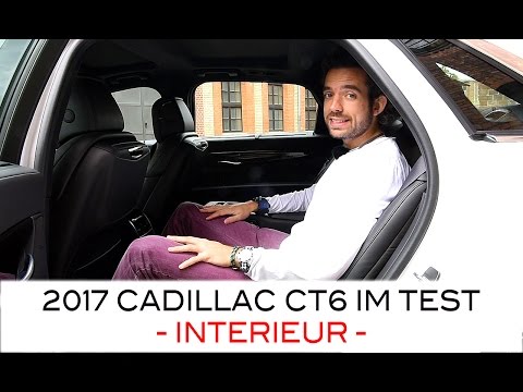 Das Interieur der 2017 Cadillac CT6 Limousine (417 PS) (2/3: INTERIEUR)