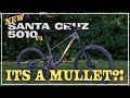 New Santa Cruz 5010... it's a mullet?! - First Ride #loamwolf #santacruz5010 #santacruz