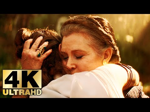 Star Wars: The Rise Of Skywalker - Rey Says Goodbye To Leia | 4K UHD