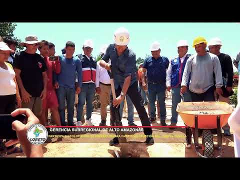 En Colocación de Primera Piedra para Construcción del PUENTE YANILLA, video de YouTube